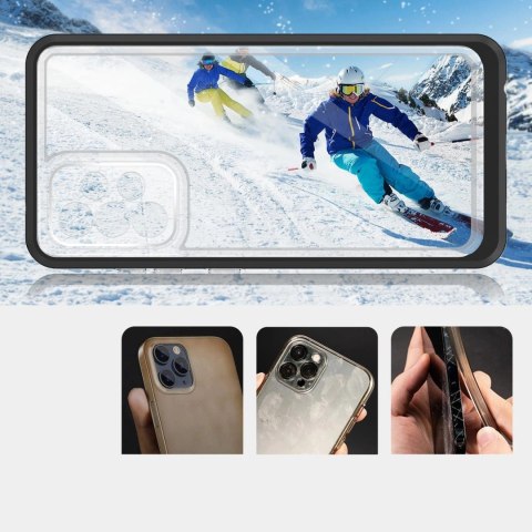 Clear 3in1 etui do Samsung Galaxy A33 5G żelowy pokrowiec z ramką czarny Clear 3in1 etui do Samsung Galaxy A33 5G żelowy pokrowiec z ramką czarny