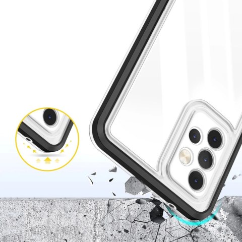 Clear 3in1 etui do Samsung Galaxy A33 5G żelowy pokrowiec z ramką czarny Clear 3in1 etui do Samsung Galaxy A33 5G żelowy pokrowiec z ramką czarny