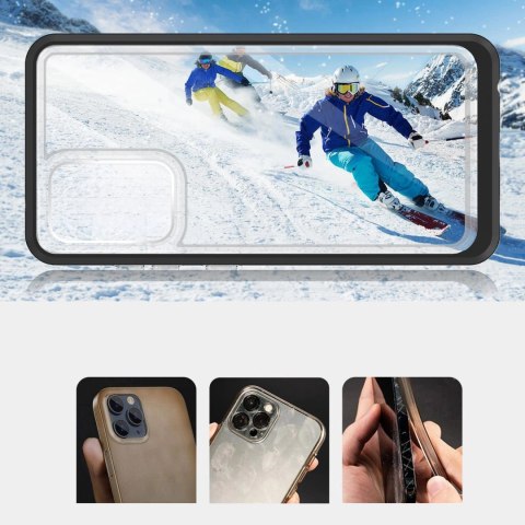 Clear 3in1 etui do Samsung Galaxy A53 5G żelowy pokrowiec z ramką czarny Clear 3in1 etui do Samsung Galaxy A53 5G żelowy pokrowiec z ramką czarny