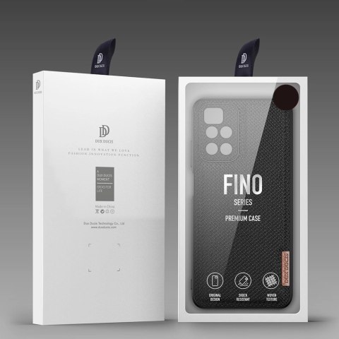 Dux Ducis Fino etui pokrowiec pokryty nylonowym materiałem Xiaomi Redmi 10 zielony Dux Ducis Fino etui pokrowiec pokryty nylonowym materiałem Xiaomi Redmi 10 zielony