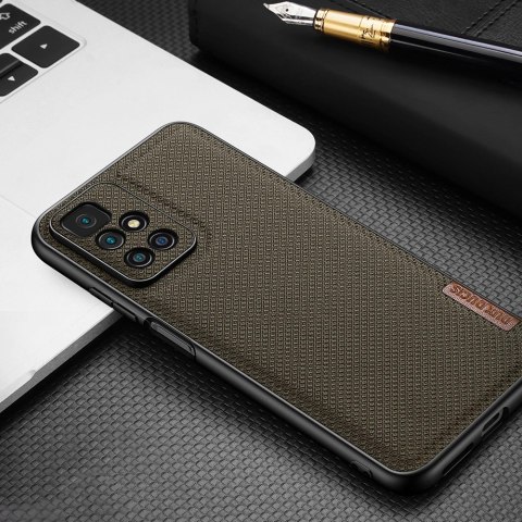 Dux Ducis Fino etui pokrowiec pokryty nylonowym materiałem Xiaomi Redmi 10 zielony Dux Ducis Fino etui pokrowiec pokryty nylonowym materiałem Xiaomi Redmi 10 zielony