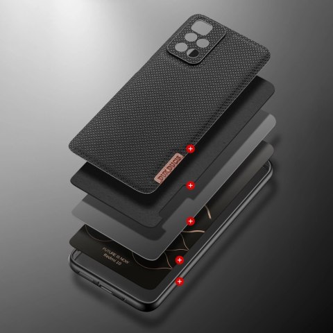 Dux Ducis Fino etui pokrowiec pokryty nylonowym materiałem Xiaomi Redmi 10 zielony Dux Ducis Fino etui pokrowiec pokryty nylonowym materiałem Xiaomi Redmi 10 zielony
