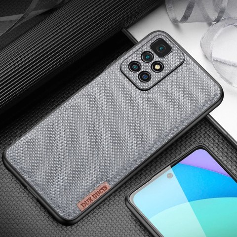 Dux Ducis Fino etui pokrowiec pokryty nylonowym materiałem Xiaomi Redmi 10 zielony Dux Ducis Fino etui pokrowiec pokryty nylonowym materiałem Xiaomi Redmi 10 zielony