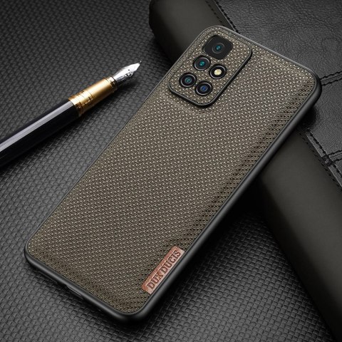Dux Ducis Fino etui pokrowiec pokryty nylonowym materiałem Xiaomi Redmi 10 zielony Dux Ducis Fino etui pokrowiec pokryty nylonowym materiałem Xiaomi Redmi 10 zielony