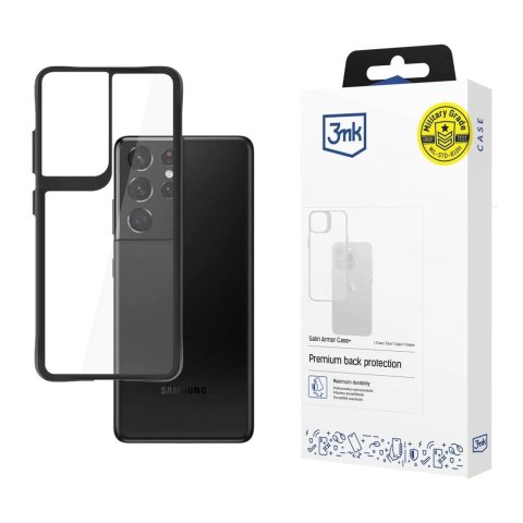 Etui 3mk Satin Armor Case+ na Samsung Galaxy S21 Ultra 5G - przezroczyste Etui 3mk Satin Armor Case+ na Samsung Galaxy S21 Ultra 5G - przezroczyste