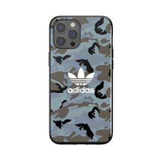 Etui Adidas OR SnapCase Camo na iPhone 12 Pro Max - niebiesko-czarne