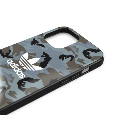 Etui Adidas OR SnapCase Camo na iPhone 12 Pro Max - niebiesko-czarne