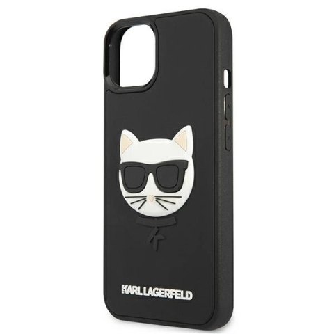 Etui Karl Lagerfeld 3D Rubber Choupette na iPhone 13 mini - czarne Etui Karl Lagerfeld 3D Rubber Choupette na iPhone 13 mini - czarne