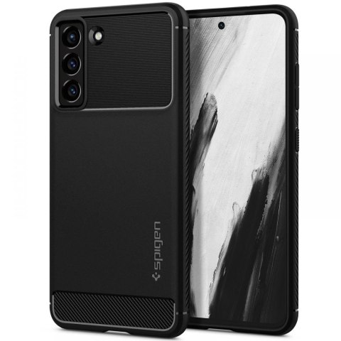 Etui Spigen Rugged Armor na Samsung Galaxy S21 FE - czarny mat Etui Spigen Rugged Armor na Samsung Galaxy S21 FE - czarny mat