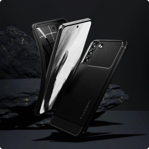 Etui Spigen Rugged Armor na Samsung Galaxy S21 FE - czarny mat Etui Spigen Rugged Armor na Samsung Galaxy S21 FE - czarny mat