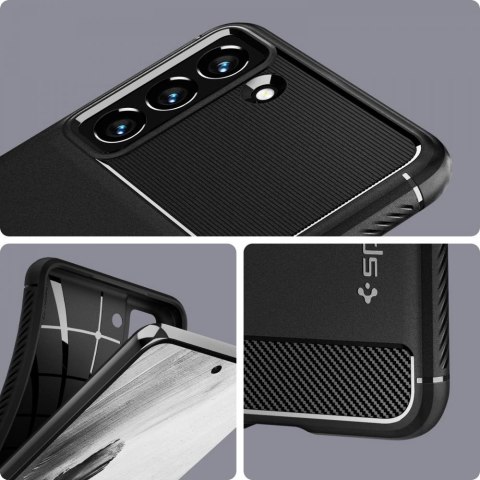 Etui Spigen Rugged Armor na Samsung Galaxy S21 FE - czarny mat Etui Spigen Rugged Armor na Samsung Galaxy S21 FE - czarny mat