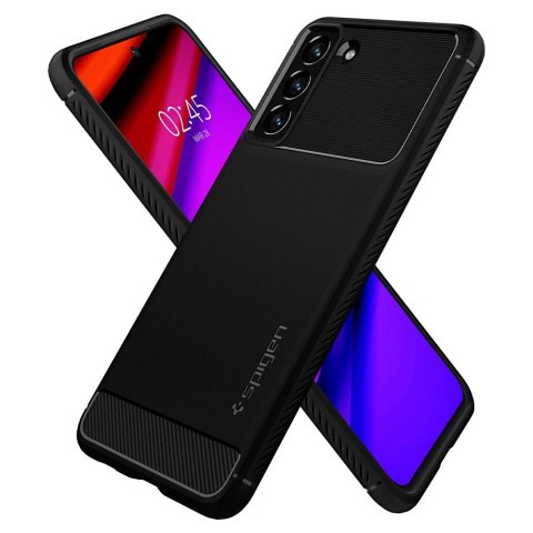 Etui Spigen Rugged Armor na Samsung Galaxy S21 FE - czarny mat Etui Spigen Rugged Armor na Samsung Galaxy S21 FE - czarny mat