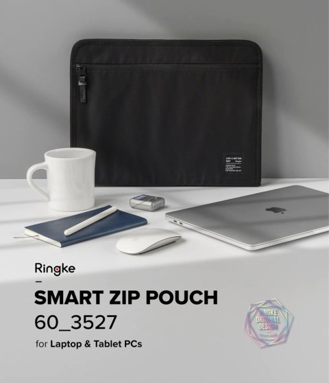 Pokrowiec Ringke Smart Zip Pouch na laptopa do 13'' z podstawką - granatowy Pokrowiec Ringke Smart Zip Pouch na laptopa do 13'' z podstawką - granatowy