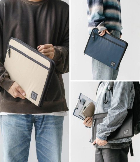 Pokrowiec Ringke Smart Zip Pouch na laptopa do 13'' z podstawką - granatowy Pokrowiec Ringke Smart Zip Pouch na laptopa do 13'' z podstawką - granatowy