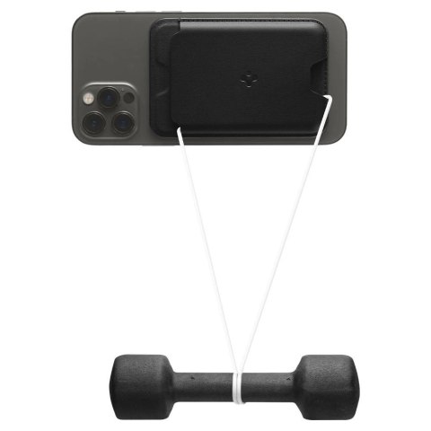 Portfel magnetyczny Spigen Valentinus z MagSafe - czarne Portfel magnetyczny Spigen Valentinus z MagSafe - czarne