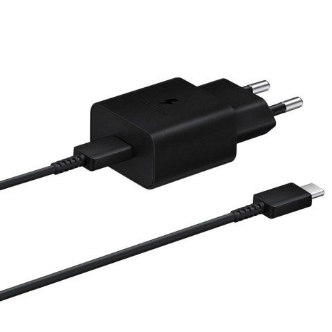 Samsung ładowarka sieciowa USB Typ C 15W PD AFC + kabel USB Typ C czarny (EP-T1510XBEGEU) Samsung ładowarka sieciowa USB Typ C 15W PD AFC + kabel USB Typ C czarny (EP-T1510XBEGEU)