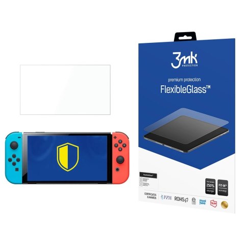 Szkło hybrydowe 3mk FlexibleGlass™ na Nintendo Switch OLED Szkło hybrydowe 3mk FlexibleGlass™ na Nintendo Switch OLED