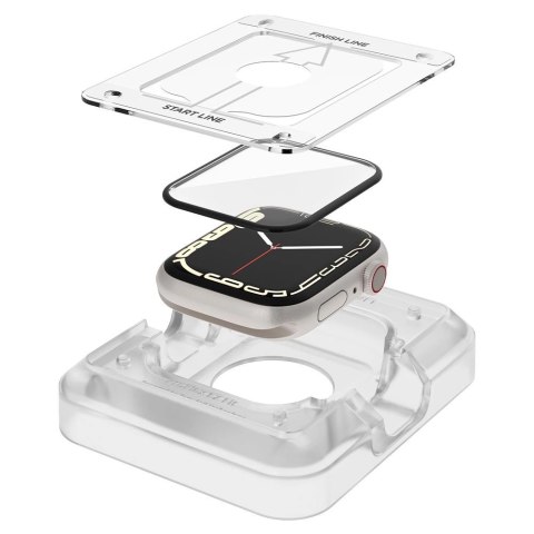 Szkło hybrydowe Spigen ProFlex EZ Fit na Apple Watch 7 / 8 (41 mm) - 2 szt. Szkło hybrydowe Spigen ProFlex EZ Fit na Apple Watch 7 / 8 (41 mm) - 2 szt.