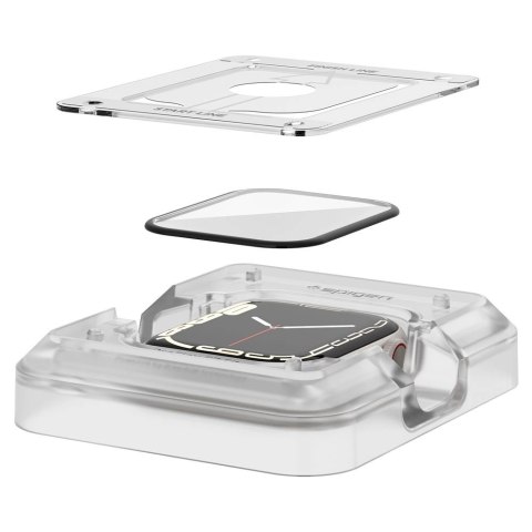 Szkło hybrydowe Spigen ProFlex EZ Fit na Apple Watch 7 / 8 (41 mm) - 2 szt. Szkło hybrydowe Spigen ProFlex EZ Fit na Apple Watch 7 / 8 (41 mm) - 2 szt.