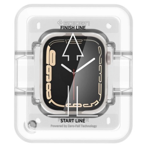 Szkło hybrydowe Spigen ProFlex EZ Fit na Apple Watch 7 / 8 (41 mm) - 2 szt. Szkło hybrydowe Spigen ProFlex EZ Fit na Apple Watch 7 / 8 (41 mm) - 2 szt.