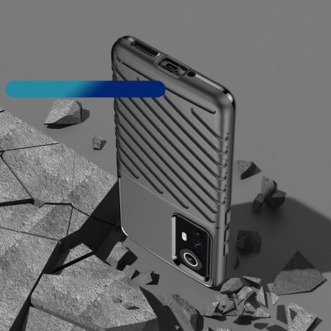 Thunder Case elastyczne pancerne etui pokrowiec Xiaomi 12/12X czarny Thunder Case elastyczne pancerne etui pokrowiec Xiaomi 12/12X czarny