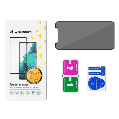 Wozinsky Privacy Glass szkło hartowane do iPhone 16e / 14 / 13 / 13 Pro z filtrem Anti Spy prywatyzujące Wozinsky Privacy Glass szkło hartowane do iPhone 16e / 14 / 13 / 13 Pro z filtrem Anti Spy prywatyzujące