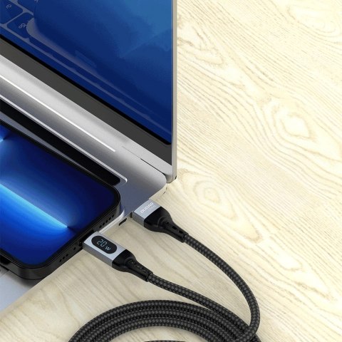 Dudao kabel USB Typ C - Lightning szybkie ładowanie PD 20W 1m czarny (L7MaxL) Dudao kabel USB Typ C - Lightning szybkie ładowanie PD 20W 1m czarny (L7MaxL)