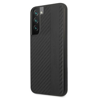 Etui AMG Carbon Stripe&Embossed na Samsung Galaxy S22+ - czarne