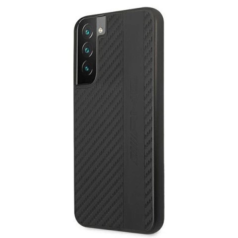 Etui AMG Carbon Stripe&Embossed na Samsung Galaxy S22+ - czarne Etui AMG Carbon Stripe&Embossed na Samsung Galaxy S22+ - czarne