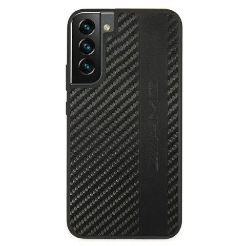 Etui AMG Carbon Stripe&Embossed na Samsung Galaxy S22+ - czarne Etui AMG Carbon Stripe&Embossed na Samsung Galaxy S22+ - czarne