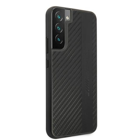 Etui AMG Carbon Stripe&Embossed na Samsung Galaxy S22+ - czarne Etui AMG Carbon Stripe&Embossed na Samsung Galaxy S22+ - czarne