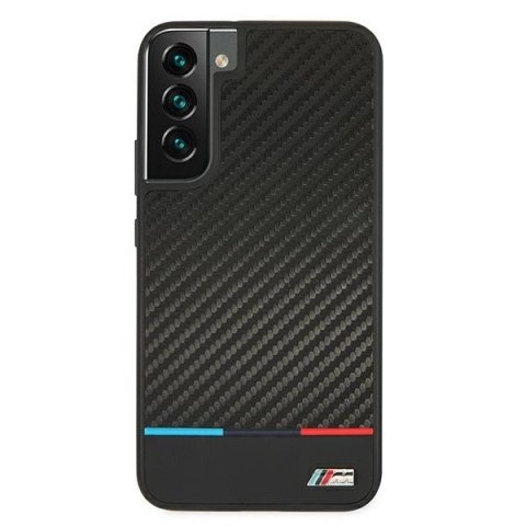 Etui BMW M Collection Triangles na Samsung Galaxy S22+ - czarne Etui BMW M Collection Triangles na Samsung Galaxy S22+ - czarne