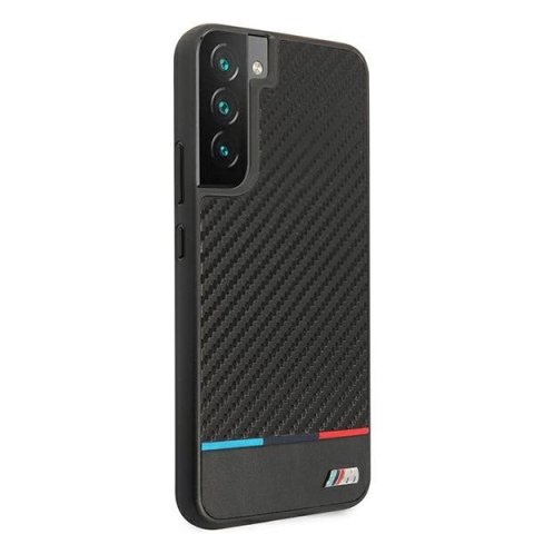 Etui BMW M Collection Triangles na Samsung Galaxy S22+ - czarne Etui BMW M Collection Triangles na Samsung Galaxy S22+ - czarne