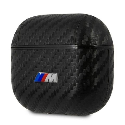 Etui BMW PU Carbon M Collection na AirPods 3 - czarne Etui BMW PU Carbon M Collection na AirPods 3 - czarne