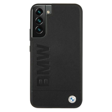 Etui BMW Signature Logo Imprint na Samsung Galaxy S22+ - czarne Etui BMW Signature Logo Imprint na Samsung Galaxy S22+ - czarne