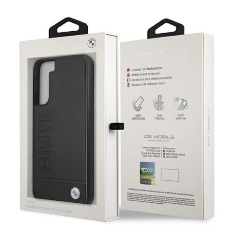Etui BMW Signature Logo Imprint na Samsung Galaxy S22+ - czarne Etui BMW Signature Logo Imprint na Samsung Galaxy S22+ - czarne