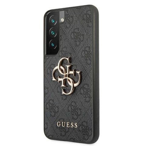 Etui Guess 4G Big Metal Logo na Samsung Galaxy S22 - szare