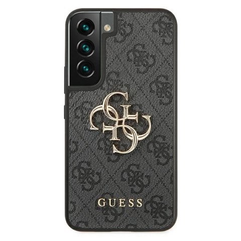 Etui Guess 4G Big Metal Logo na Samsung Galaxy S22 - szare