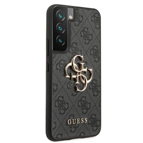 Etui Guess 4G Big Metal Logo na Samsung Galaxy S22 - szare