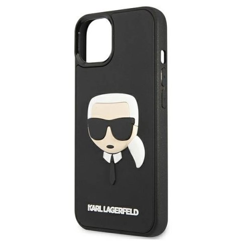 Etui Karl Lagerfeld 3D Rubber Karl's Head na iPhone 13 mini - czarne
