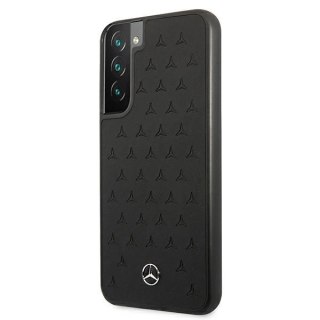 Etui Mercedes Leather Stars Pattern na Samsung Galaxy S22+ - czarne