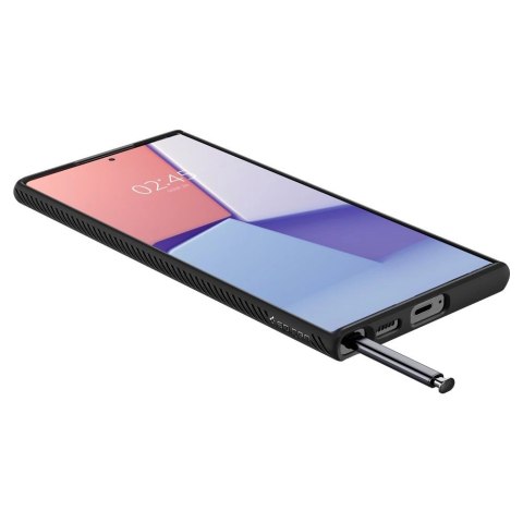 Etui Spigen Liquid Air na Samsung Galaxy S22 Ultra - czarny mat Etui Spigen Liquid Air na Samsung Galaxy S22 Ultra - czarny mat