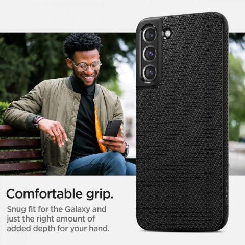 Etui Spigen Liquid Air na Samsung Galaxy S22 - czarny mat Etui Spigen Liquid Air na Samsung Galaxy S22 - czarny mat