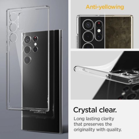 Etui Spigen Liquid Crystal na Samsung Galaxy S22 Ultra - przezroczyste Etui Spigen Liquid Crystal na Samsung Galaxy S22 Ultra - przezroczyste