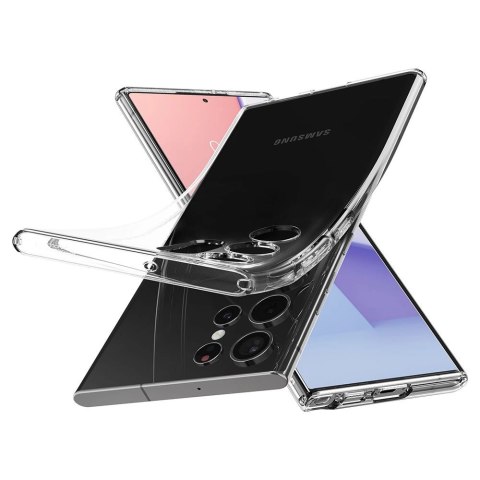 Etui Spigen Liquid Crystal na Samsung Galaxy S22 Ultra - przezroczyste Etui Spigen Liquid Crystal na Samsung Galaxy S22 Ultra - przezroczyste