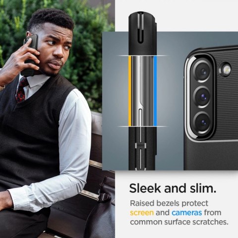 Etui Spigen Rugged Armor na Samsung Galaxy S22 - czarny mat Etui Spigen Rugged Armor na Samsung Galaxy S22 - czarny mat