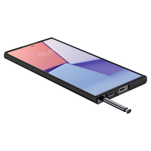 Etui Spigen Thin Fit na Samsung Galaxy S22 Ultra - czarne Etui Spigen Thin Fit na Samsung Galaxy S22 Ultra - czarne