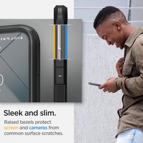 Etui Spigen Tough Armor na Samsung Galaxy S22 - czarne Etui Spigen Tough Armor na Samsung Galaxy S22 - czarne