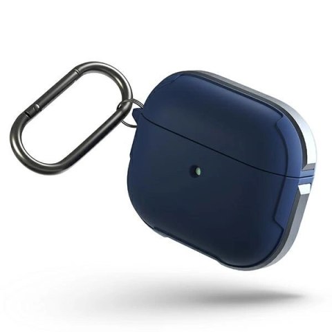 Etui UNIQ Valencia na AirPods 3 - niebieskie Etui UNIQ Valencia na AirPods 3 - niebieskie