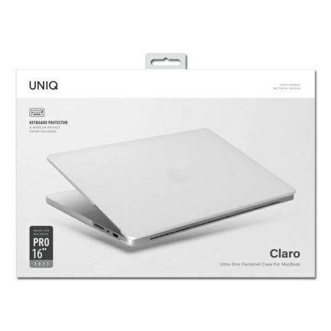 Etui Uniq Claro na MacBook Pro 16'' (2021) - przezroczysty Etui Uniq Claro na MacBook Pro 16'' (2021) - przezroczysty